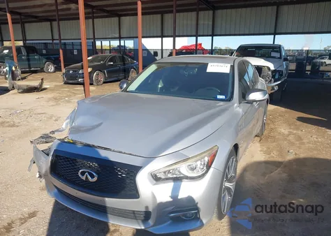 2015 Infiniti Q50 Premium from USA, damaged, VIN JN1BV7AP7FM344296